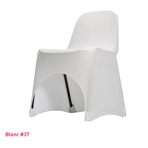Housse de Chaise Basse - Tissu Lycra Premium 210g/m² - Mes Jolies Tables