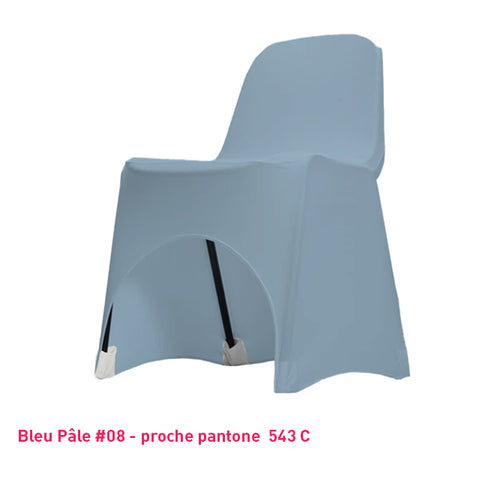Housse de Chaise Basse - Tissu Lycra Premium 210g/m² - Mes Jolies Tables
