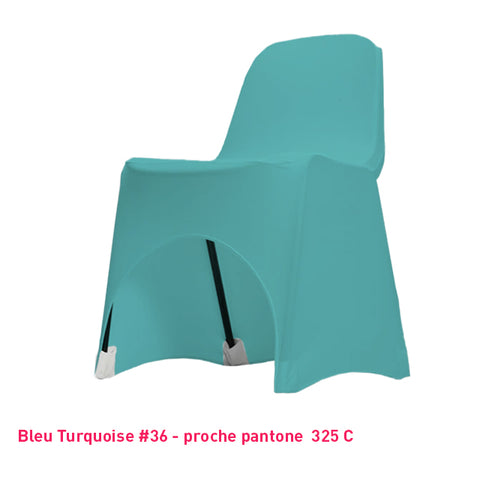 Housse de Chaise Basse - Tissu Lycra Premium 210g/m² - Mes Jolies Tables
