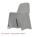 Housse de Chaise Basse - Tissu Lycra Premium 210g/m² - Mes Jolies Tables