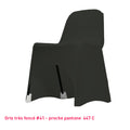 Housse de Chaise Basse - Tissu Lycra Premium 210g/m² - Mes Jolies Tables