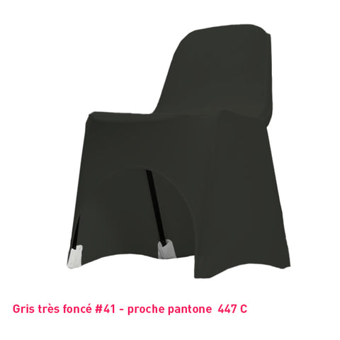 Housse de Chaise Basse - Tissu Lycra Premium 210g/m² - Mes Jolies Tables