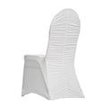 Housse de Chaise Dos Plissée - Tissu Lycra Premium 210g/m² - Mes Jolies Tables