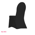 Housse de Chaise Dos Plissée - Tissu Lycra Premium 210g/m² - Mes Jolies Tables