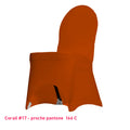 Housse de Chaise Universelle - Tissu Lycra Premium 210g/m² - Mes Jolies Tables