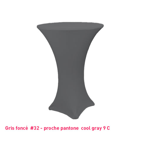 Housse pour Mange-Debout lycra éco 190g/m² - Mes Jolies Tables