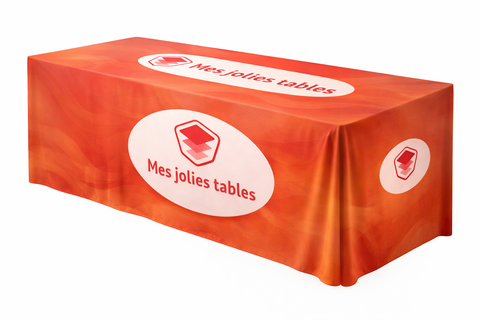 Housse de table longue personnalisée