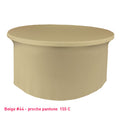 Housse Tombante Simple pour Table Ronde - Mes Jolies Tables