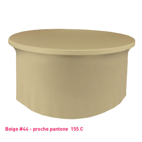 Housse Tombante Simple pour Table Ronde - Mes Jolies Tables