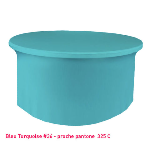 Housse Tombante Simple pour Table Ronde - Mes Jolies Tables