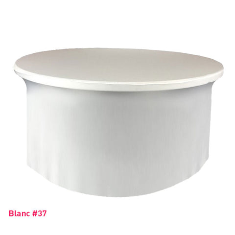 Housse Tombante Simple pour Table Ronde - Mes Jolies Tables