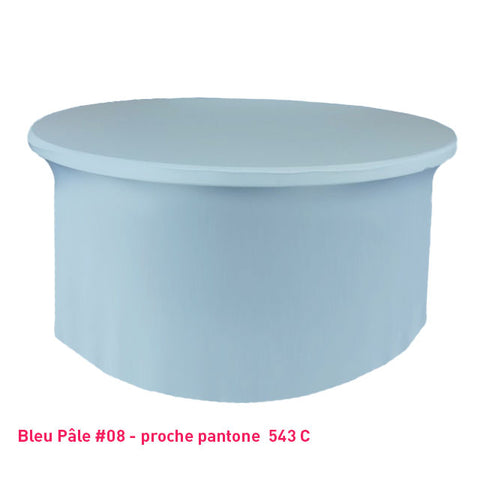 Housse Tombante Simple pour Table Ronde - Mes Jolies Tables