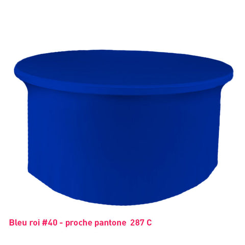 Housse Tombante Simple pour Table Ronde - Mes Jolies Tables