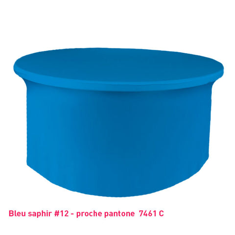 Housse Tombante Simple pour Table Ronde - Mes Jolies Tables