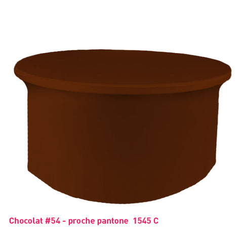 Housse Tombante Simple pour Table Ronde - Mes Jolies Tables