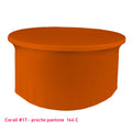 Housse Tombante Simple pour Table Ronde - Mes Jolies Tables