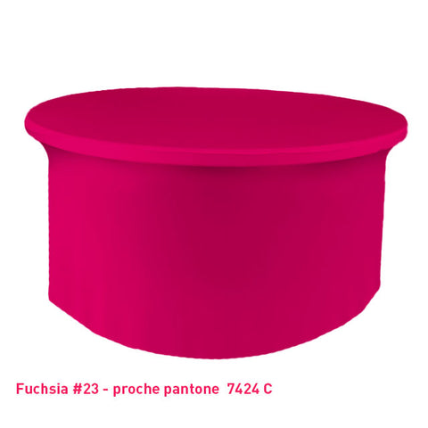 Housse Tombante Simple pour Table Ronde - Mes Jolies Tables