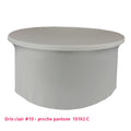 Housse Tombante Simple pour Table Ronde - Mes Jolies Tables