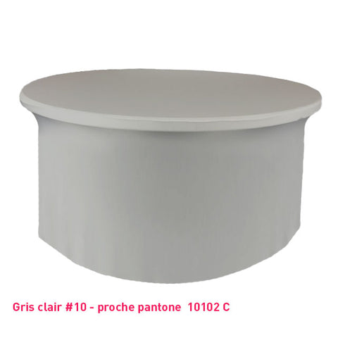 Housse Tombante Simple pour Table Ronde - Mes Jolies Tables