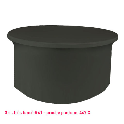 Housse Tombante Simple pour Table Ronde - Mes Jolies Tables