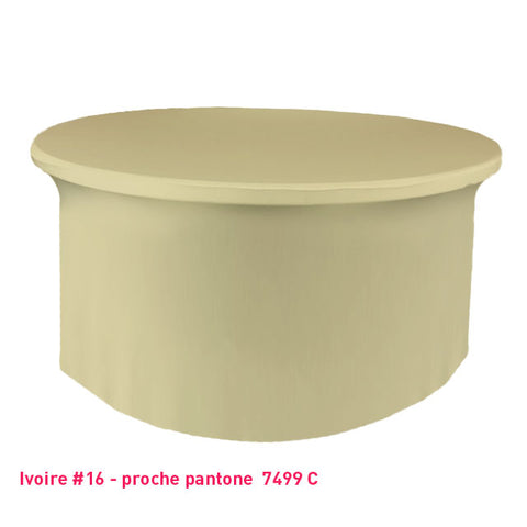 Housse Tombante Simple pour Table Ronde - Mes Jolies Tables
