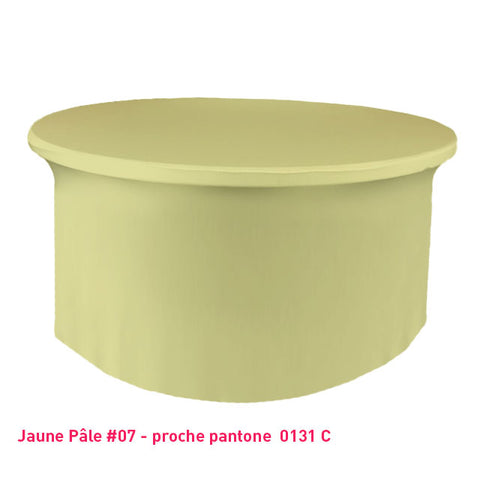 Housse Tombante Simple pour Table Ronde - Mes Jolies Tables