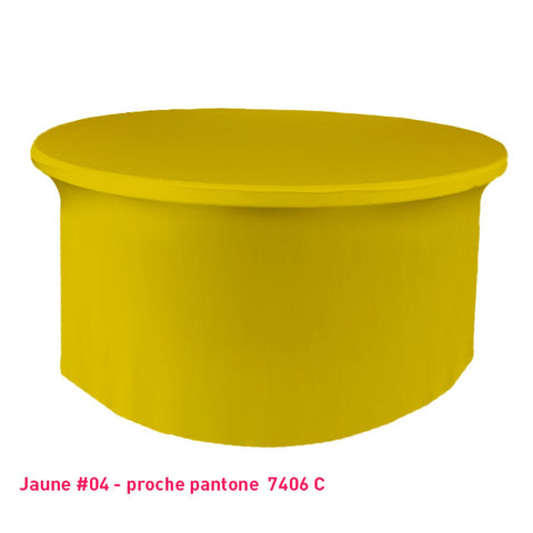 Housse Tombante Simple pour Table Ronde - Mes Jolies Tables