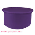 Housse Tombante Simple pour Table Ronde - Mes Jolies Tables
