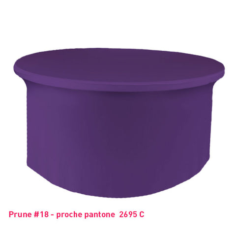 Housse Tombante Simple pour Table Ronde - Mes Jolies Tables