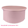 Housse Tombante Simple pour Table Ronde - Mes Jolies Tables