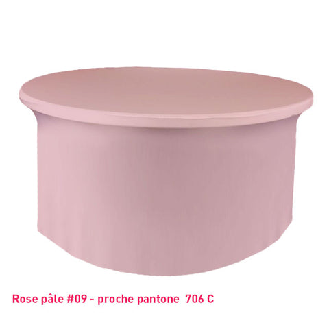Housse Tombante Simple pour Table Ronde - Mes Jolies Tables