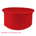 Housse Tombante Simple pour Table Ronde - Mes Jolies Tables