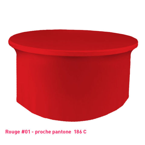 Housse Tombante Simple pour Table Ronde - Mes Jolies Tables
