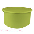 Housse Tombante Simple pour Table Ronde - Mes Jolies Tables