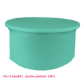 Housse Tombante Simple pour Table Ronde - Mes Jolies Tables