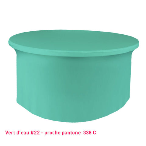 Housse Tombante Simple pour Table Ronde - Mes Jolies Tables