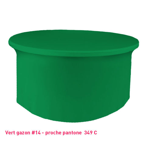 Housse Tombante Simple pour Table Ronde - Mes Jolies Tables