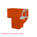 Housse orange de structure de scène Angle T