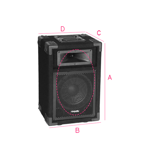 Housse antipoussière pour enceinte