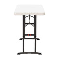 Table Lifetime 122x61cm, Pieds Pliants, Hauteur Réglable - Mes Jolies Tables