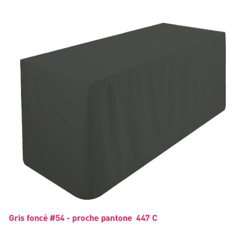 Nappe Tombante Simple pour Buffet Rectangulaire