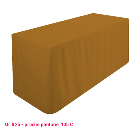 Nappe Tombante Simple pour Buffet Rectangulaire - Mes Jolies Tables