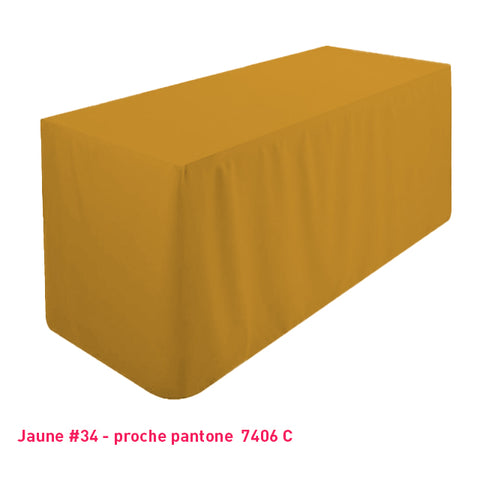 Nappe Tombante Simple pour Buffet Rectangulaire - Mes Jolies Tables