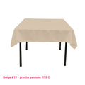 Nappe Carré 100% Polyester - Mes Jolies Tables