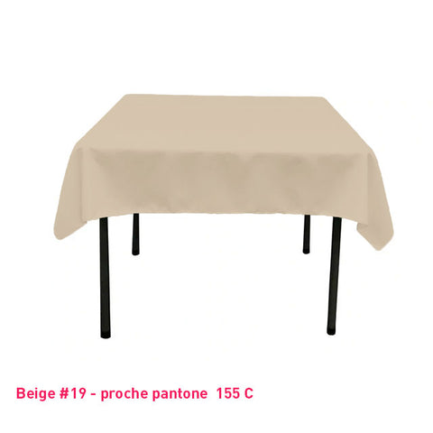 Nappe Carré 100% Polyester - Mes Jolies Tables