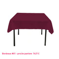 Nappe Carré 100% Polyester - Mes Jolies Tables