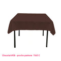 Nappe Carré 100% Polyester - Mes Jolies Tables