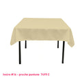 Nappe Carré 100% Polyester - Mes Jolies Tables