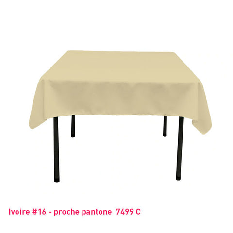Nappe Carré 100% Polyester - Mes Jolies Tables