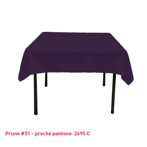Nappe Carré 100% Polyester - Mes Jolies Tables